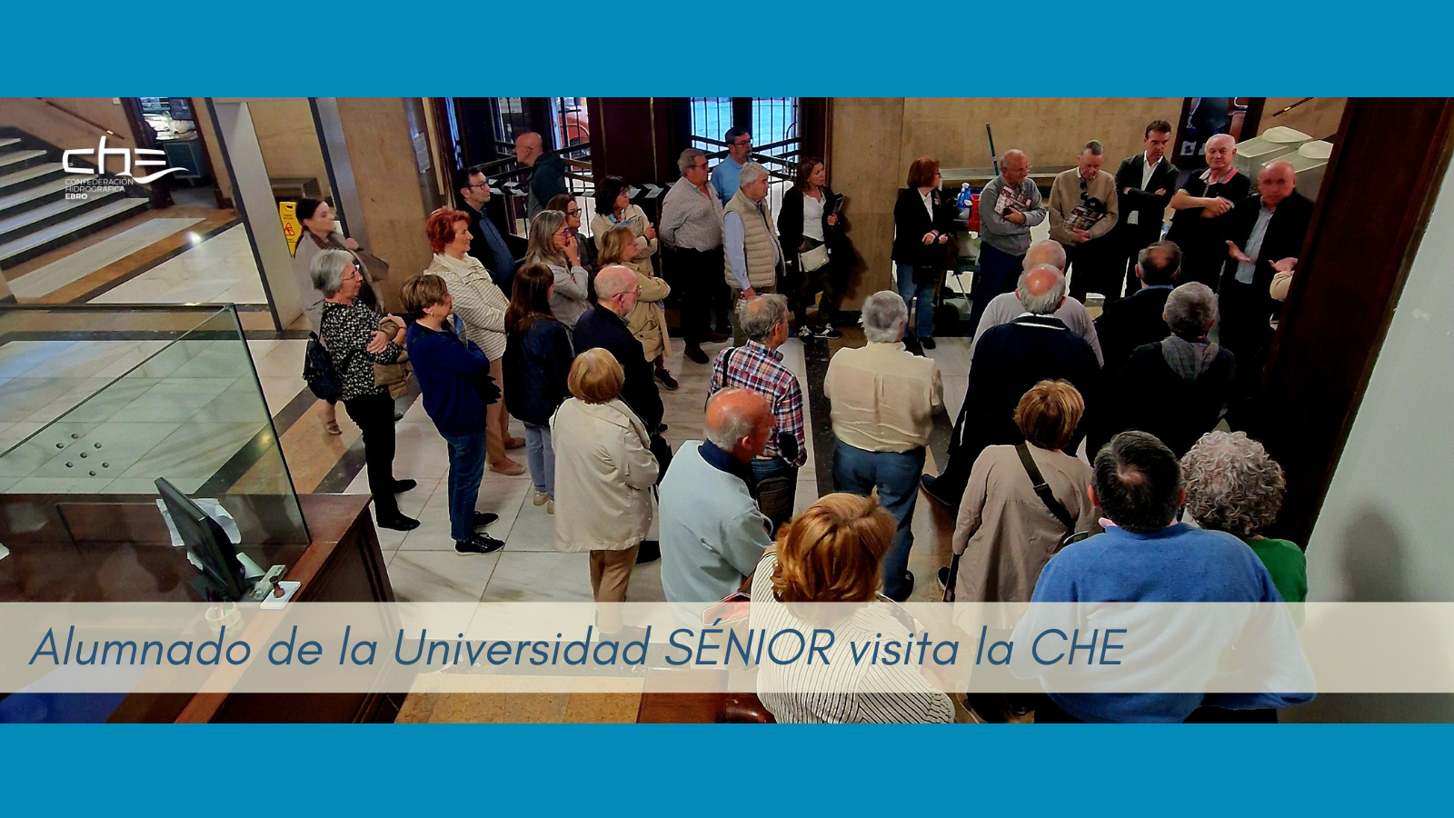 Imagen noticia - La Universidad San Jorge - SÉNIOR analiza en la sede de la CHE el urbanismo de Zaragoza