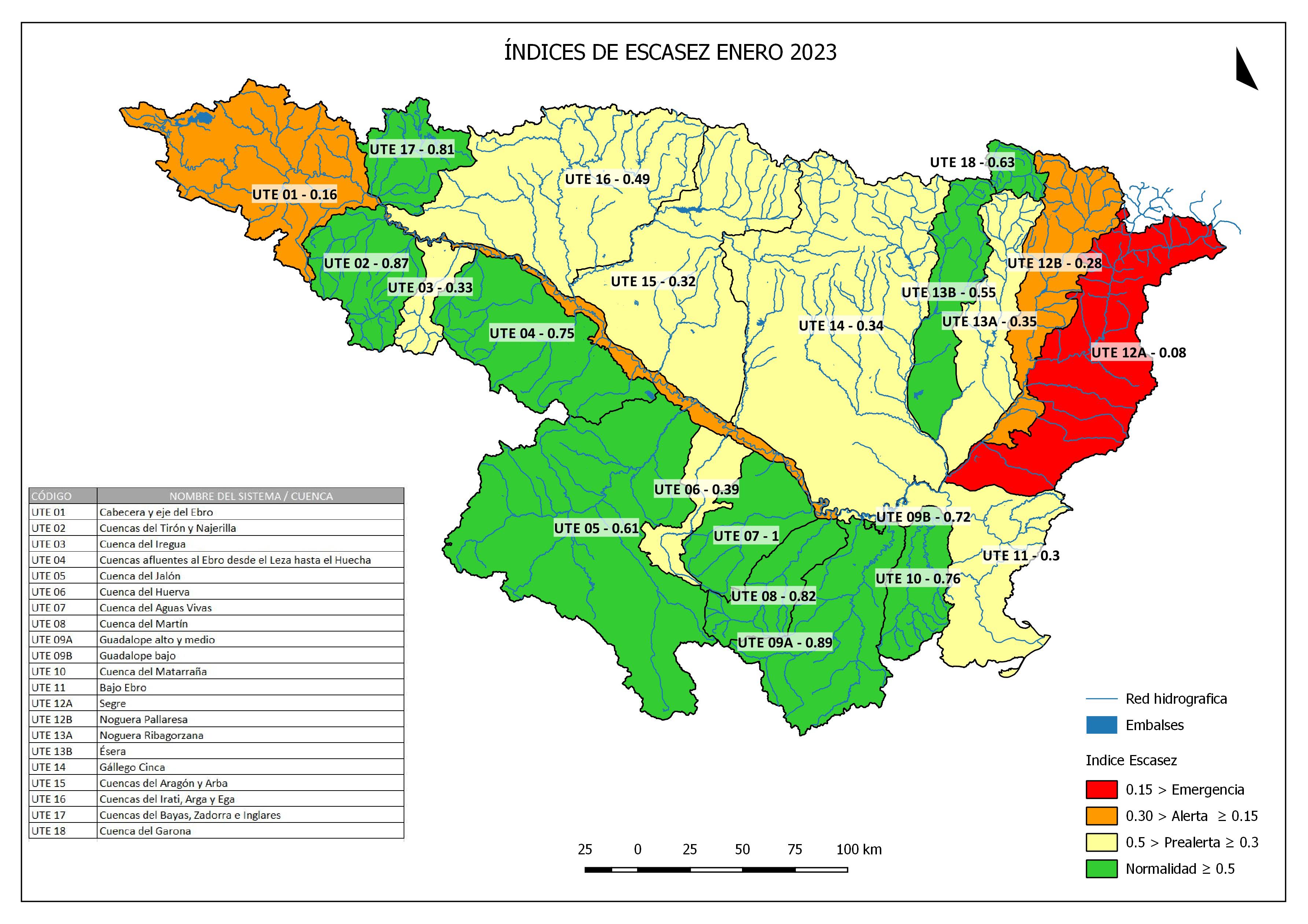 Informe Mensual - Plan Especial de Sequía, a 30 de enero de 2023