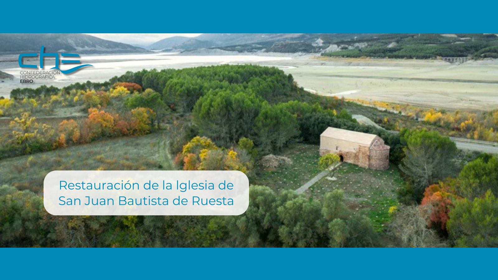 La Confederación Hidrográfica del Ebro realiza una nueva actuación de documentación y restauración La Confederación Hidrográfica del Ebro realiza una nueva actuación de documentación y restauración