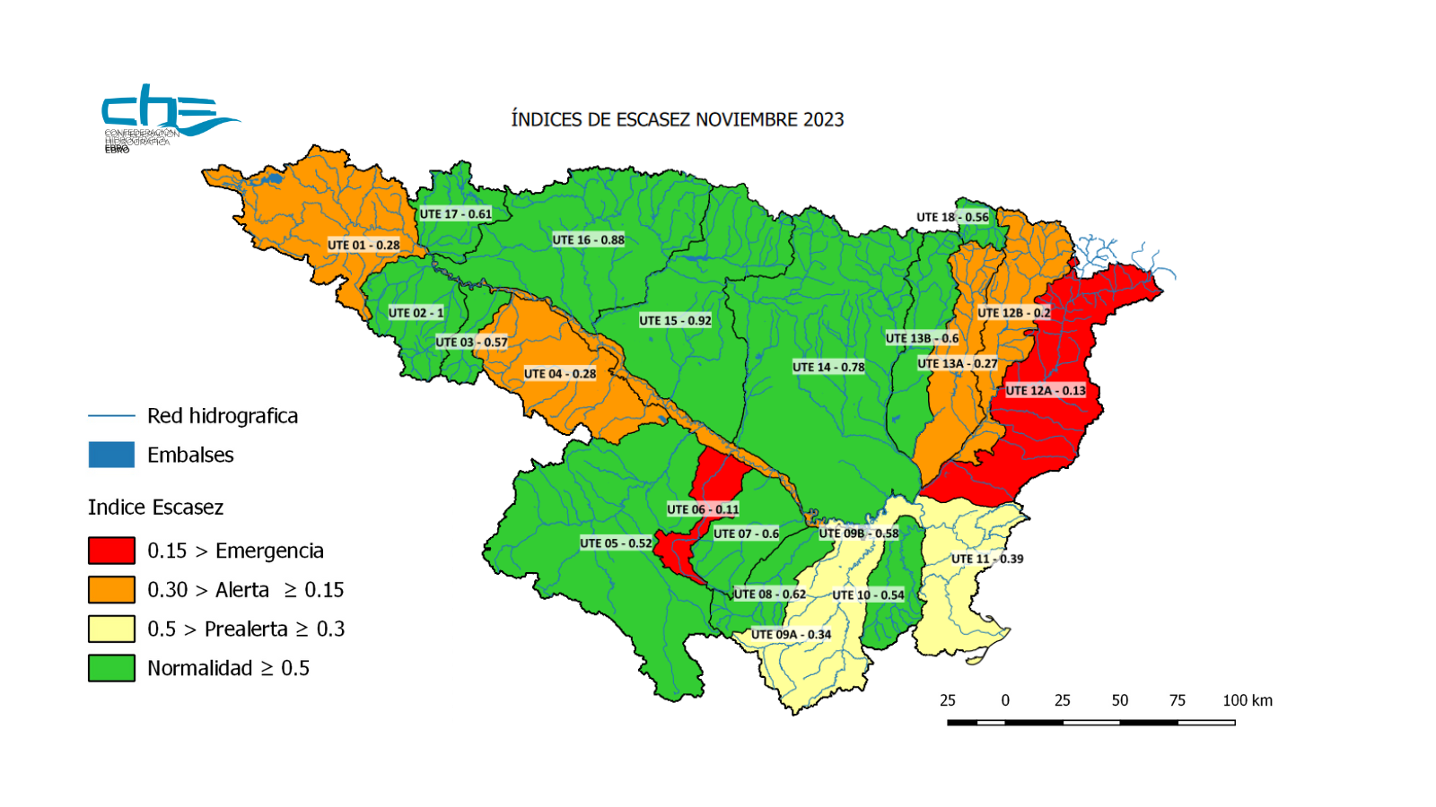 Imagen noticia - Informe índices de sequía a 30 de noviembre de 2023