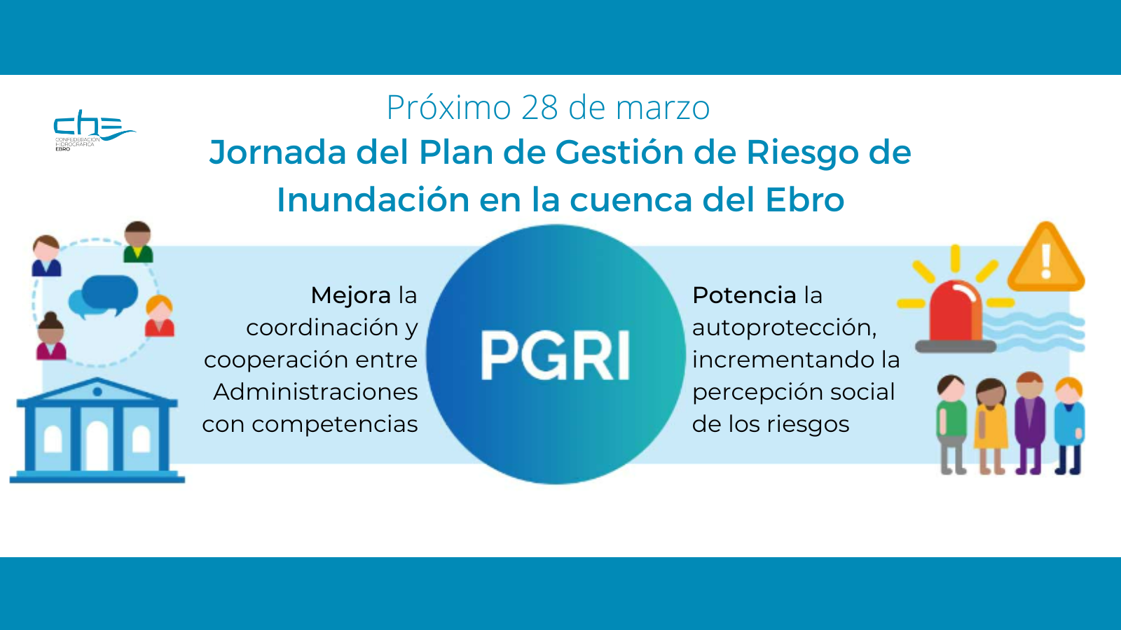 Imagen noticia - Jornada de presentación del Plan de Gestión del Riesgo de Inundación de la cuenca del Ebro