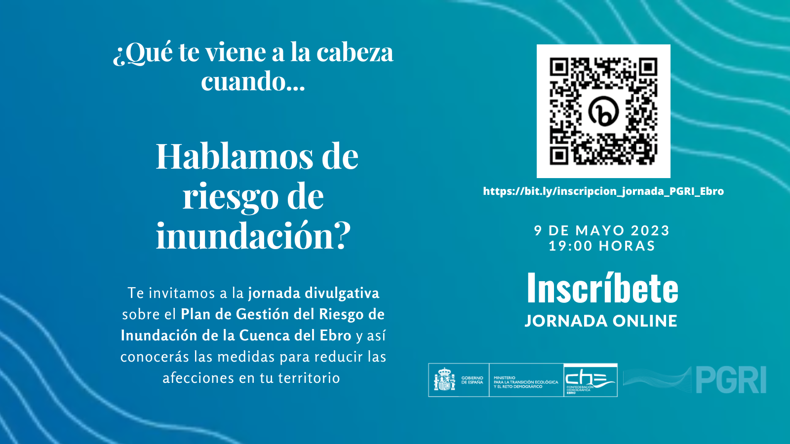 La CHE organiza una Jornada divulgativa on line sobre el Plan de Gestión de Riesgo de Inundación La CHE organiza una Jornada divulgativa on line sobre el Plan de Gestión de Riesgo de Inundación