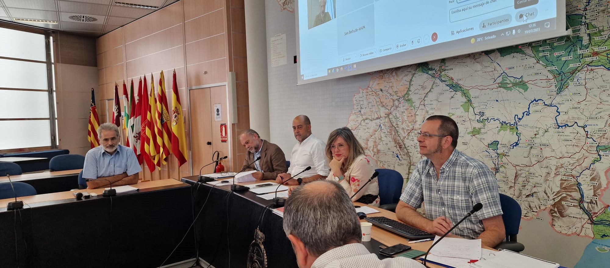 La presidenta de la CHE recuerda que a pesar de que junio ha sido un mes muy lluvioso, continúa en sequía el 75% de la cuenca del Ebro, y un 20% en emergencia por escasez La presidenta de la CHE recuerda que a pesar de que junio ha sido un mes muy lluvioso, continúa en sequía el 75% de la cuenca del Ebro, y un 20% en emergencia por escasez