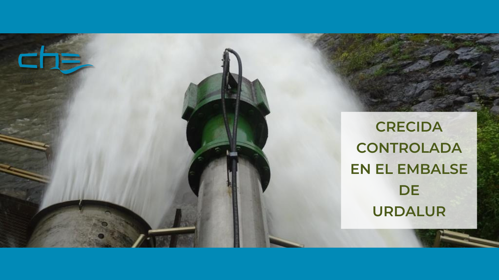 Crecida controlada en el embalse de Urdalur para estudios de caudales ecológicos Crecida controlada en el embalse de Urdalur para estudios de caudales ecológicos