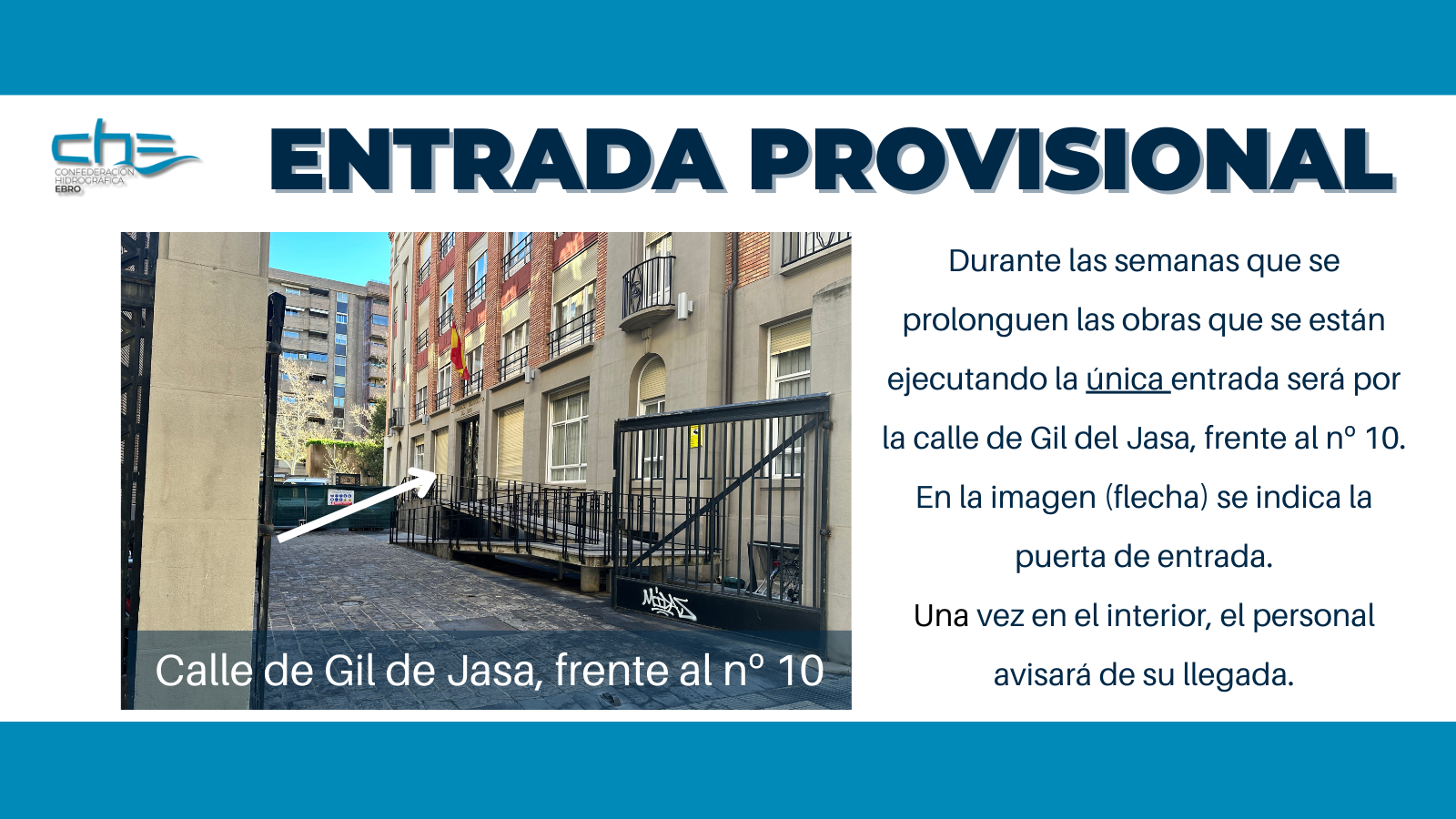 Entrada provisional Entrada provisional