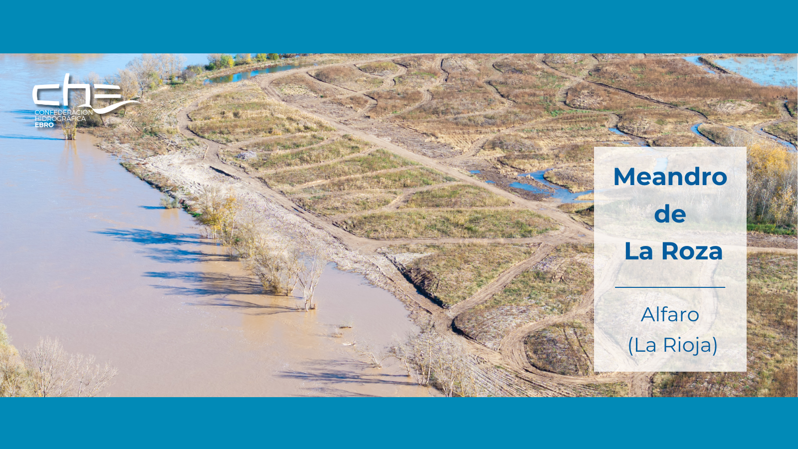 Finalizada la adecuación morfológica del Ebro en el meandro de La Roza