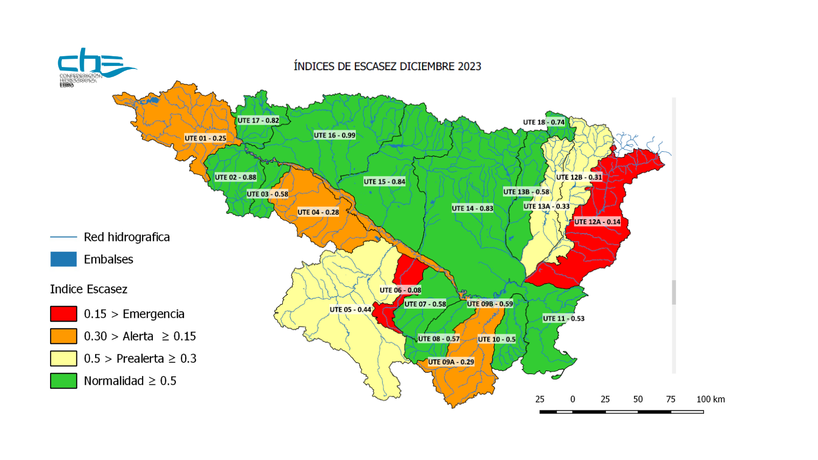 Informe índices de sequía a 31 de diciembre de 2023 Informe índices de sequía a 31 de diciembre de 2023