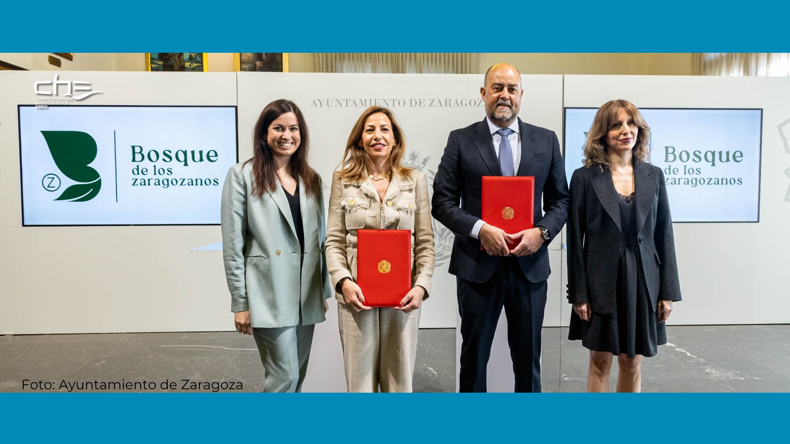 El Ayuntamiento de Zaragoza y la Confederación Hidrográfica del Ebro firman un protocolo El Ayuntamiento de Zaragoza y la Confederación Hidrográfica del Ebro firman un protocolo