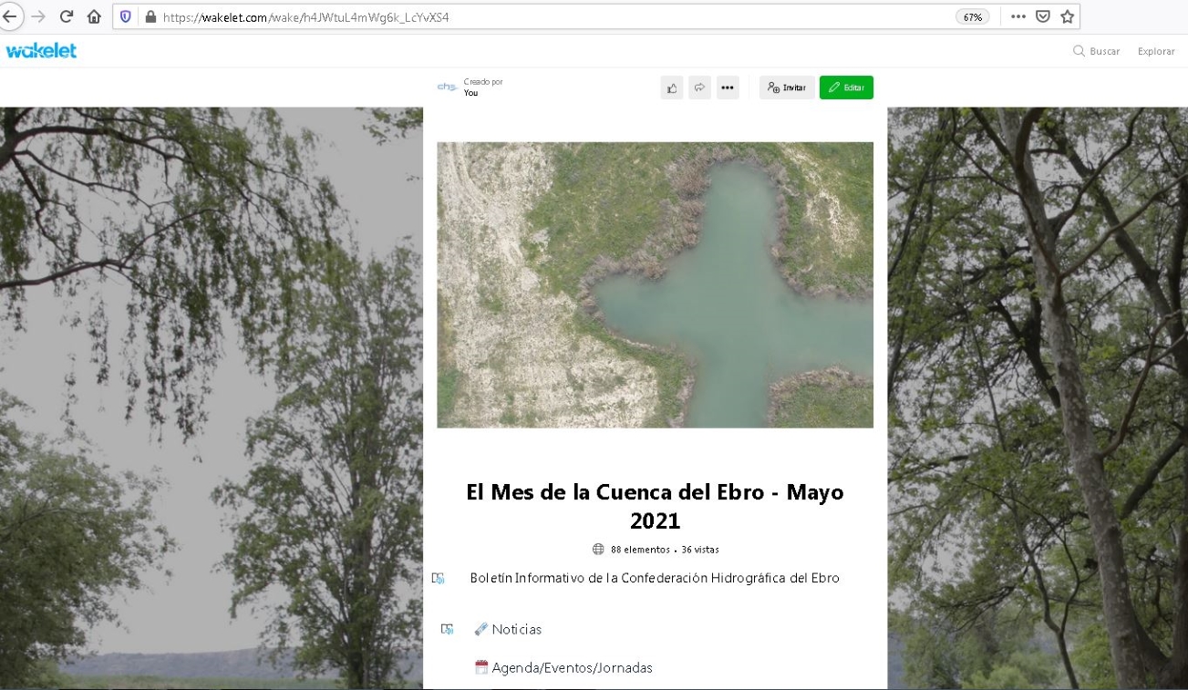 BOLETÍN El Mes de la cuenca del Ebro - MAYO 2021