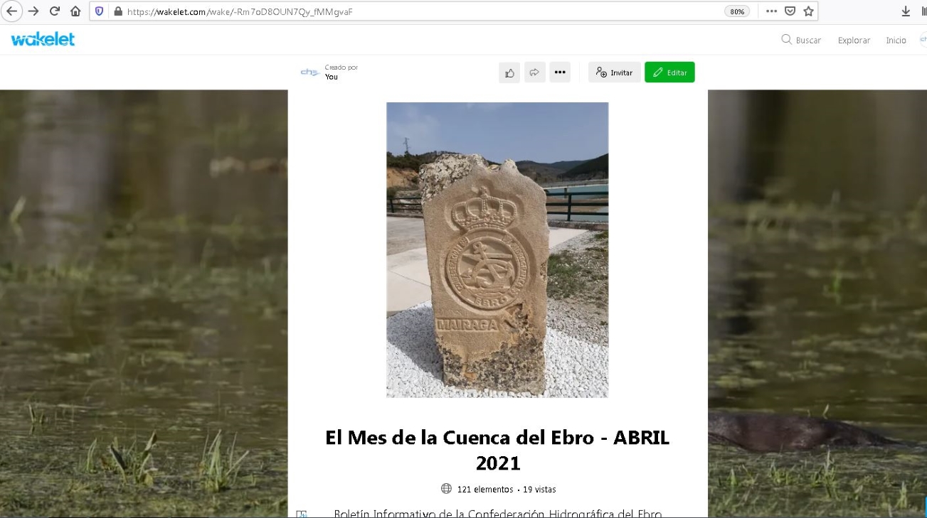 BOLETÍN El Mes de la cuenca del Ebro - ABRIL 2021