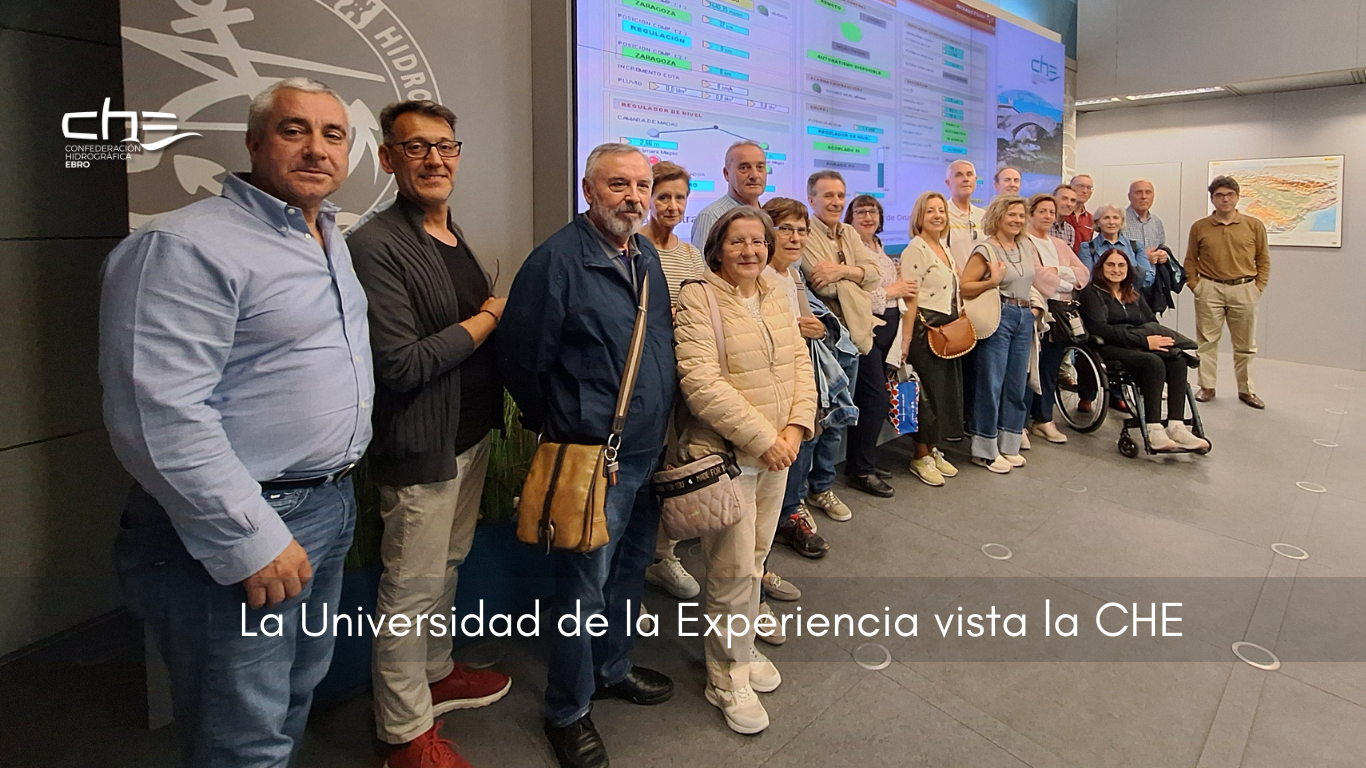La Universidad de la Experiencia de Zaragoza visita la Confederación Hidrográfica del Ebro La Universidad de la Experiencia de Zaragoza visita la Confederación Hidrográfica del Ebro