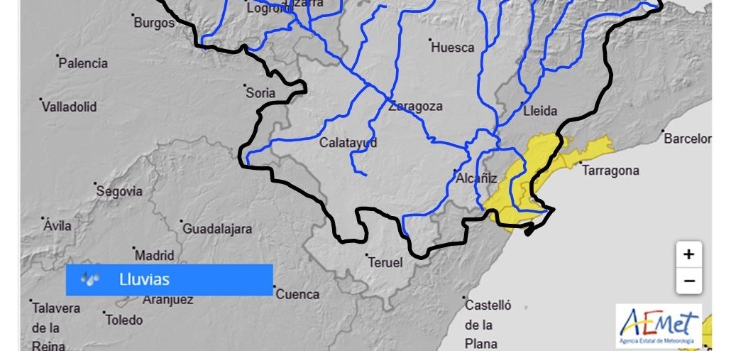 Como consecuencia de los avisos de la AEMET de lluvias intensas de hasta 20 litros por metro cuadrado en una hora en las provincias de Lleida y Tarragona, se recuerda la posibilidad de crecidas súbitas importantes en cauces menores y barrancos Como consecuencia de los avisos de la AEMET de lluvias intensas de hasta 20 litros por metro cuadrado en una hora en las provincias de Lleida y Tarragona, se recuerda la posibilidad de crecidas súbitas importantes en cauces menores y barrancos