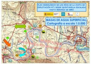 Cartografía Cuenca del Ebro desde Quintanilla Escalada a Miranda de Ebro