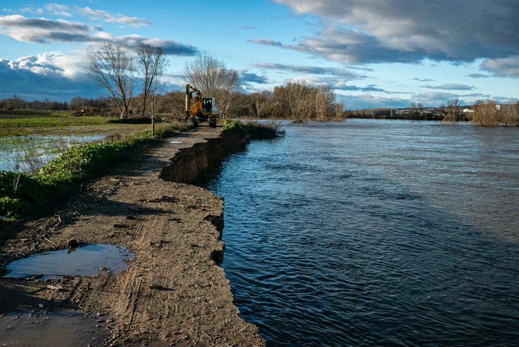 Se inicia la fase 1 de los trabajos de adecuación morfológica y restauración ambiental del río Ebro en el paraje 