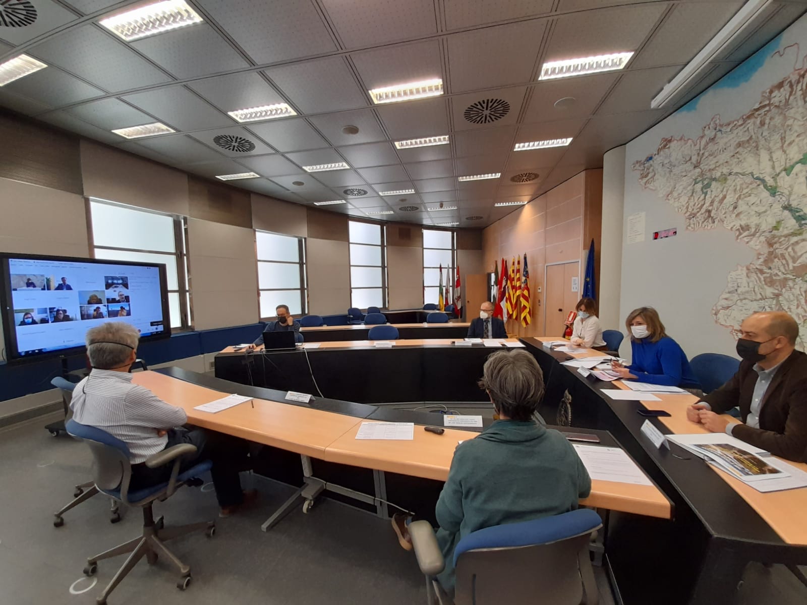 El Comité de Autoridades Competentes de la Demarcación del Ebro analiza el contenido del nuevo  Plan de Gestión de Riesgo de Inundación (PGRI)