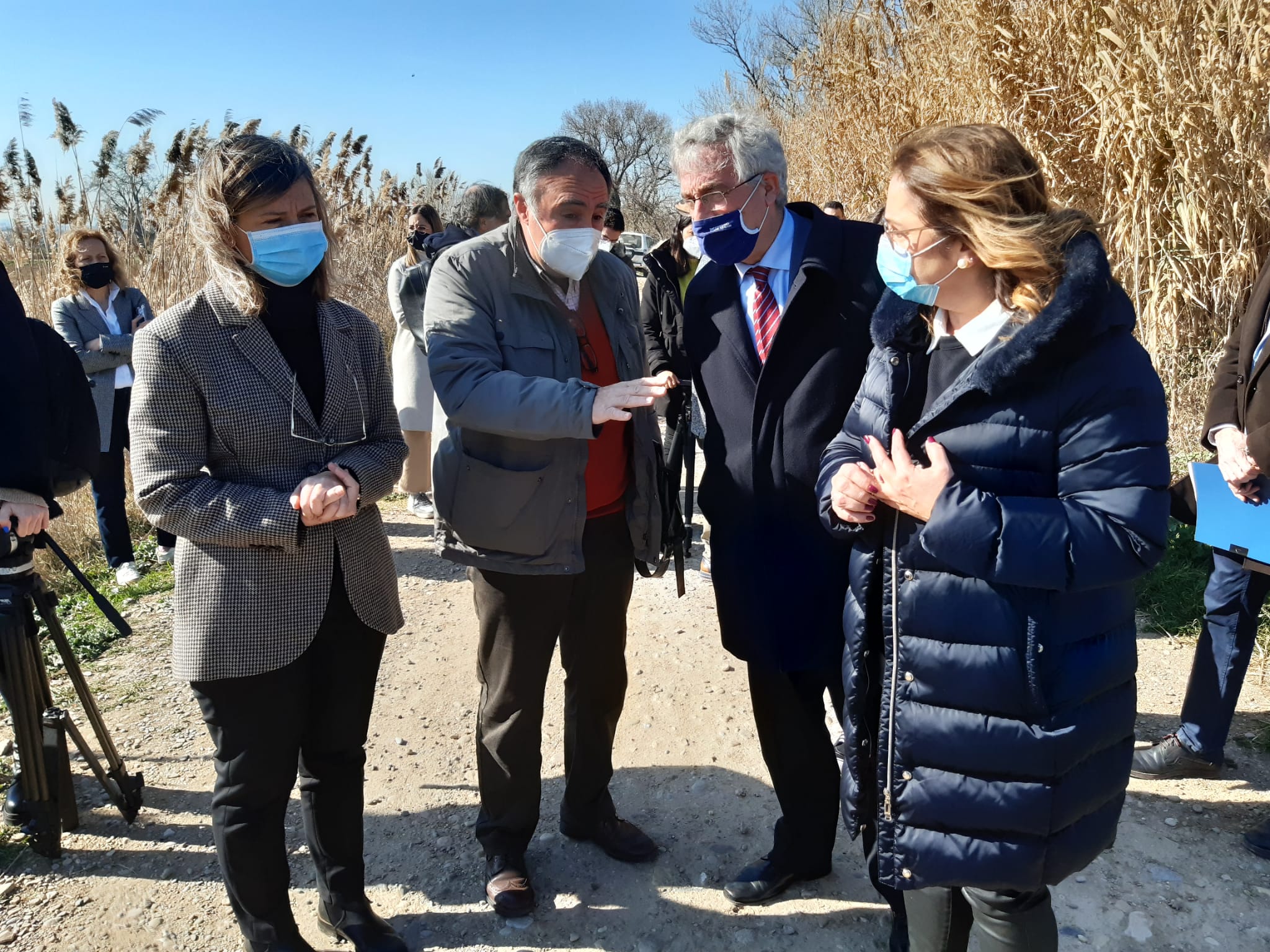 Las obras de emergencia-FASE 1 con las actuaciones más urgentes tras las crecidas extraordinarias del Ebro, suponen una inversión de 10 millones de euros en La Rioja, Navarra y Aragón