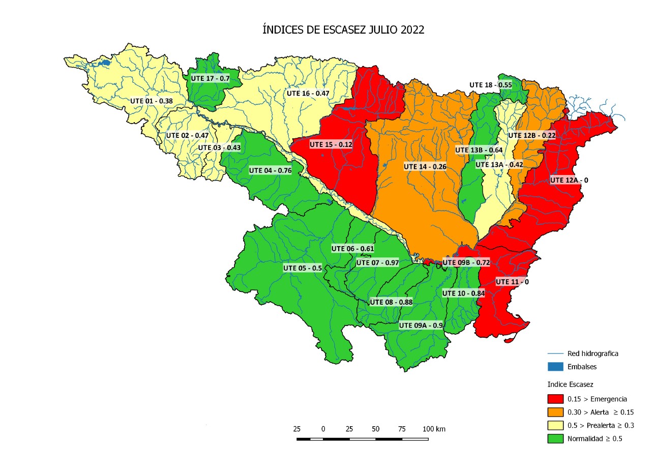 Imagen noticia - Informe índices de sequía a 31 de julio de 2022