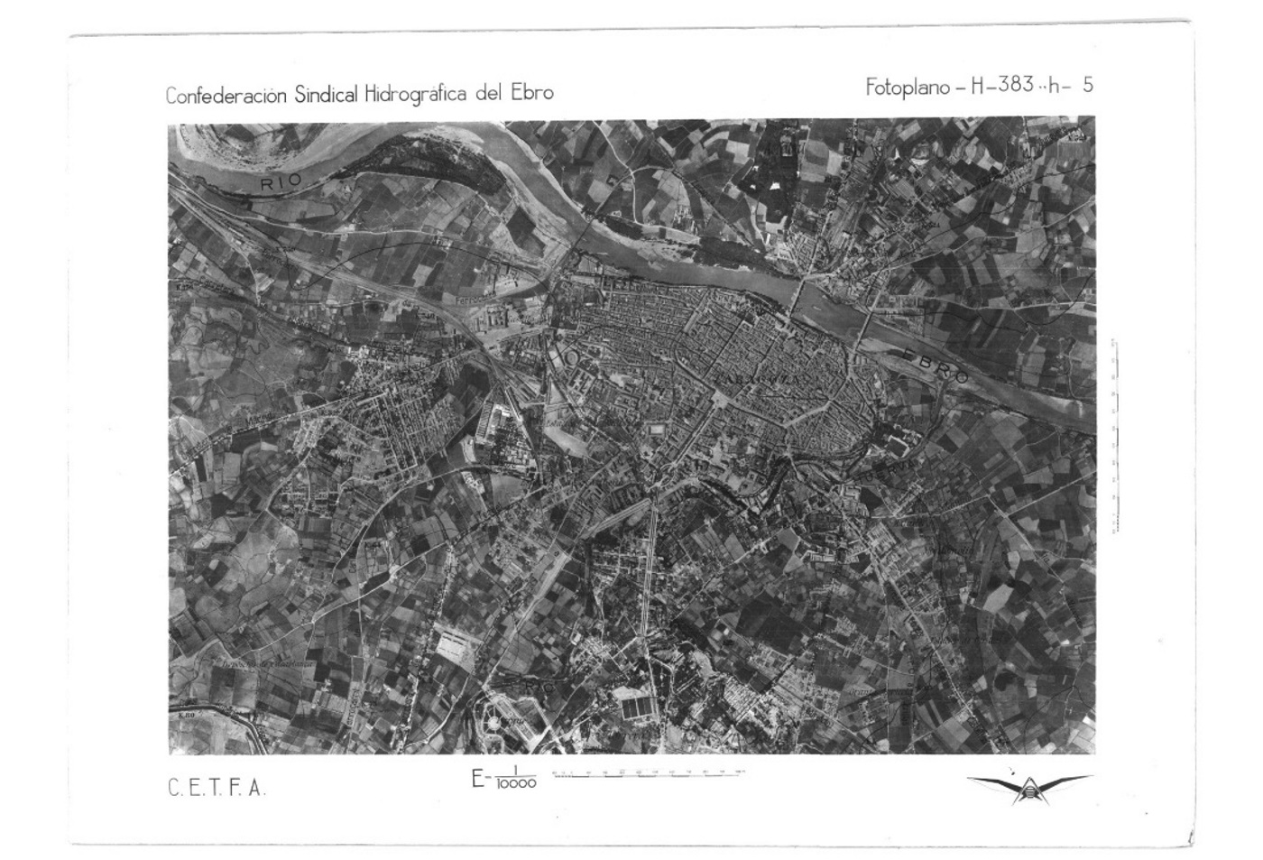 Conservación del patrimonio y tecnología: la CHE contrata el tratamiento digital del vuelo cartográfico de 1927 para mejorar la información sobre la Cuenca del Ebro Conservación del patrimonio y tecnología: la CHE contrata el tratamiento digital del vuelo cartográfico de 1927 para mejorar la información sobre la Cuenca del Ebro