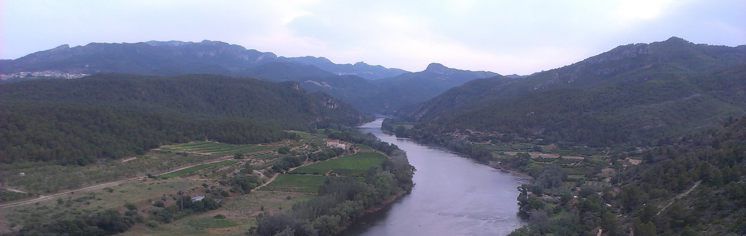 Crecida controlada en el bajo Ebro