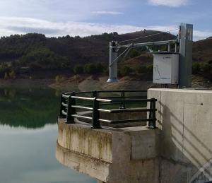 Instalación en el embalse de La Tranquera Instalación en el embalse de La Tranquera